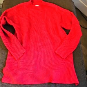 Old Navy Red Cowl Neck Sweater